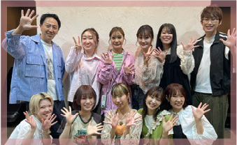 名古屋の全ての美容学校からの出身生がいます